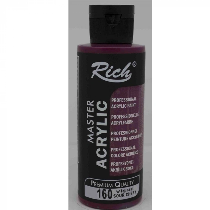 Rich Akrilik Boya Master 120 CC Vişne 160