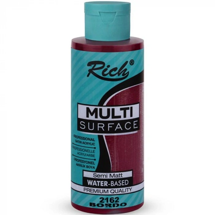 Rich Akrilik Boya Multi Surface 120 CC Bordo 120-2162