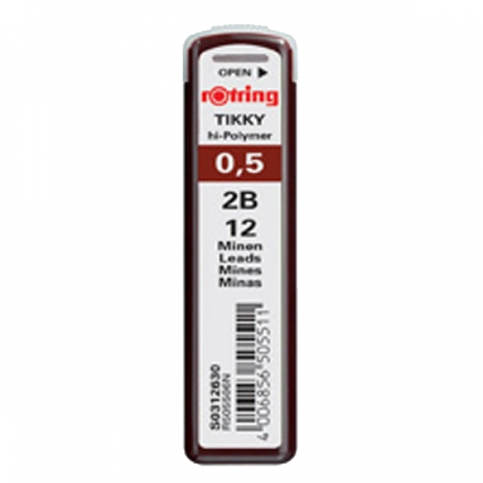 Rotring Min Hi-Polymer 2B 0.5 MM S0312630