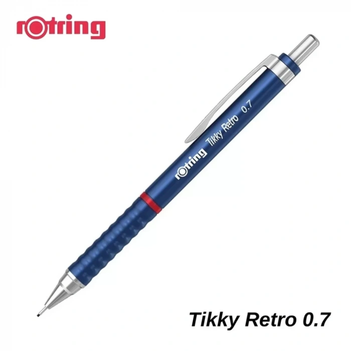 Rotring Versatil Kalem Tikky Retro Metalik Mavi 0.7 MM 2202569