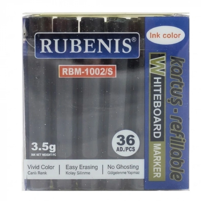 Rubenis Tahta Kalemi Kartuşu Siyah RBM-1002/S