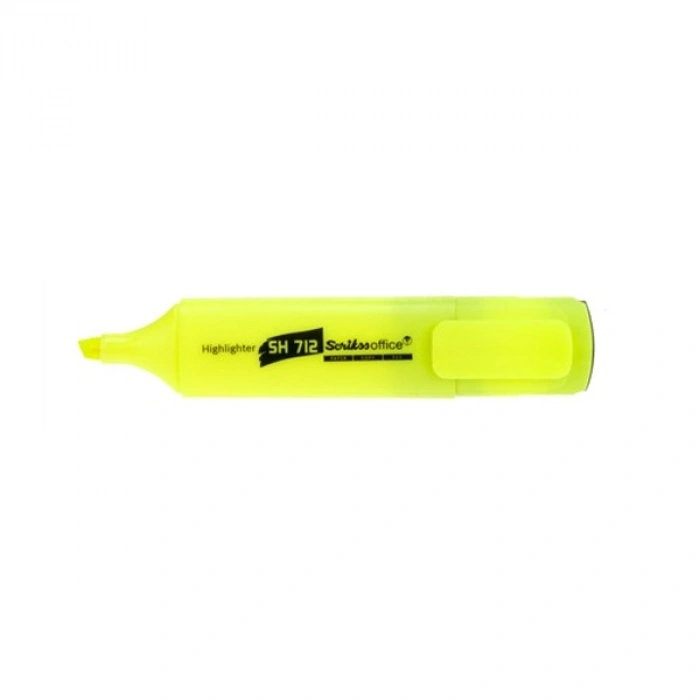 Scrikss Fosforlu Kalem Office Sarı SH 712