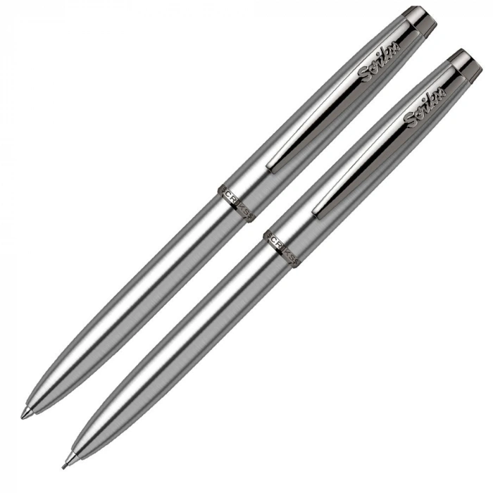 Scrikss Takım Kalem Tükenmez+Versatil Prestige Kristal Kutu 108M