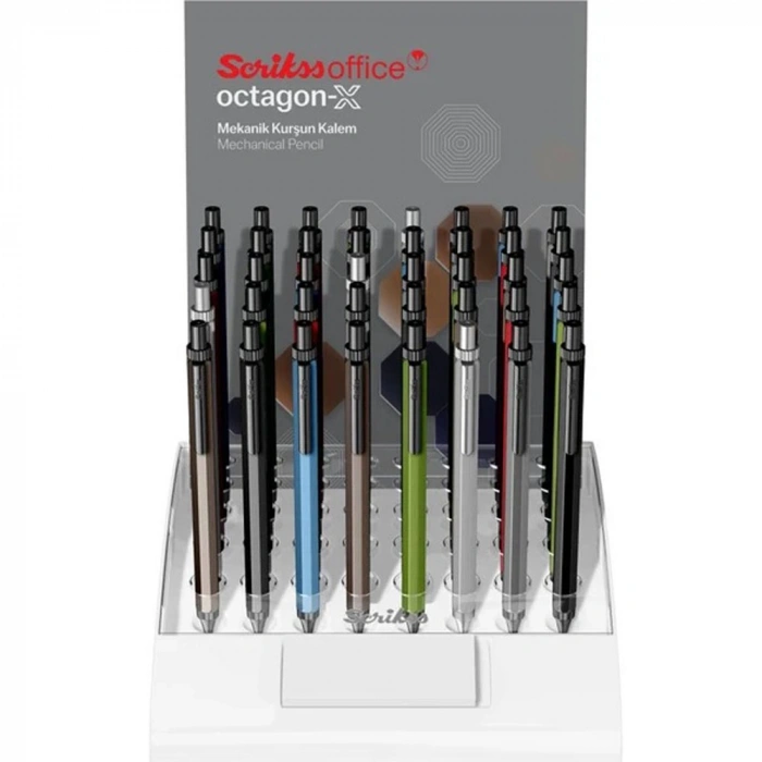 Scrikss Versatil Kalem Octagon-x 0.5 - 0.7 40 Lı