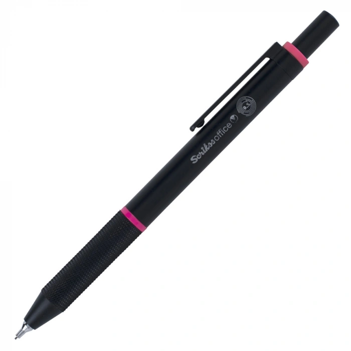 Scrikss Versatil Kalem Twist 0.5 MM Pembe Şeffaf Ambalaj