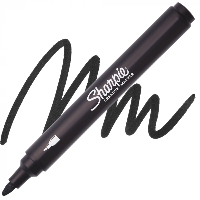 Sharpie Markör Akrilik Yuvarlak Uç Siyah Sh-2218123