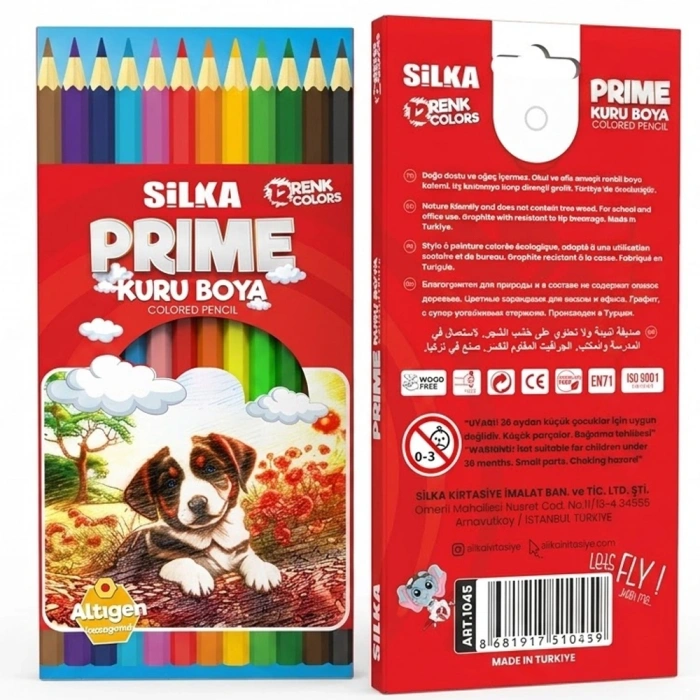 Silka Kuru Boya Prime Tam Boy 12 Li