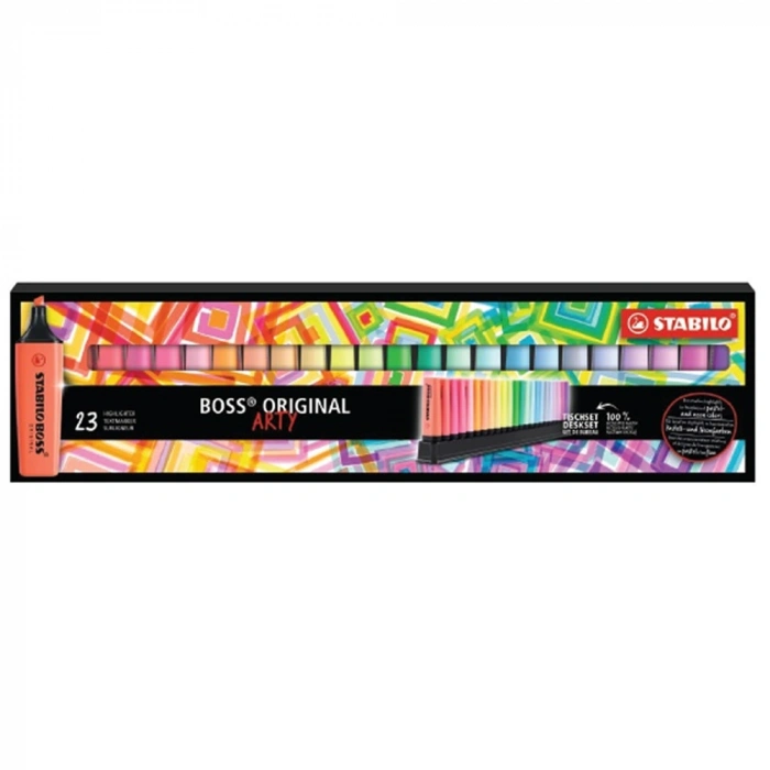 Stabilo Fosforlu Kalem Boss Original Arty 23 Lü Set 7023-01-5-20