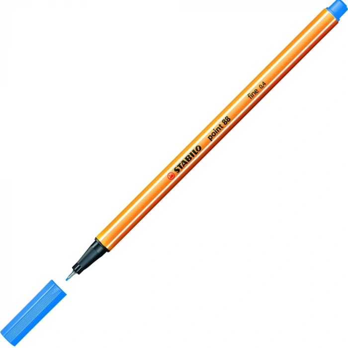 Stabilo Keçe Uçlu İnce Kalem 88 Point 0.4 MM Koyu Mavi 88/32