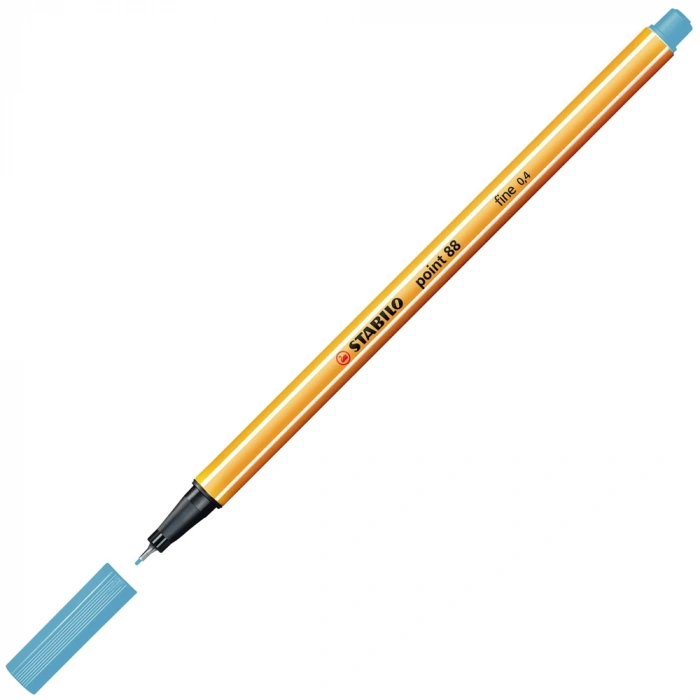 Stabilo Keçe Uçlu İnce Kalem 88 Point 0.4 MM Uçuk Mavi 88/57