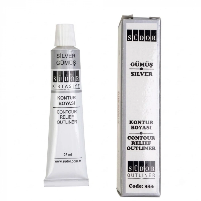 Südor Kontur Boyası Gümüş 25 ml