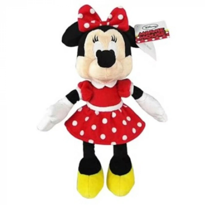 Sunman Oyuncak Minnie Kırmızı Elbiseli Peluş 25 Cm