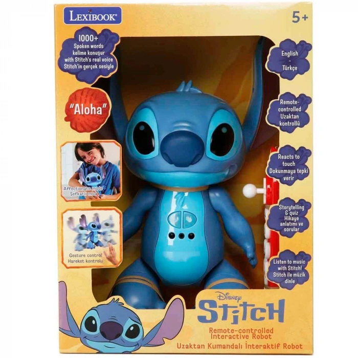 Sunman Oyuncak Sun-Lex-R/C Robot Stitch Interaktif Sesli/Işıklı