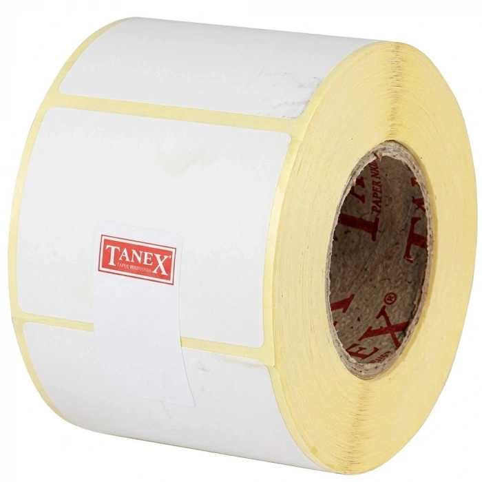 Tanex Barkod Etiketi Termal Eco 60x30 MM 40 MM Çap 1000 Lİ 1 Lİ