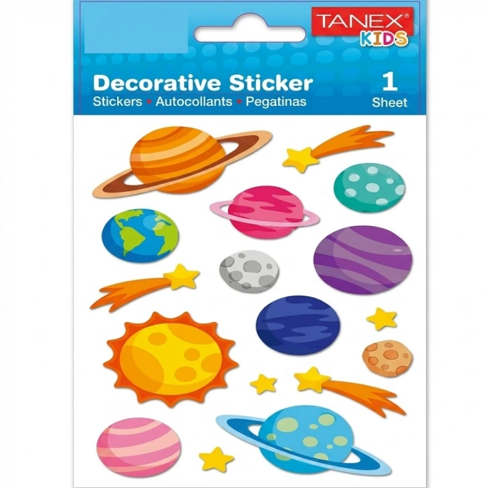 Tanex Gezegen Serisi Etiketi 5 Ad. Tnx-25175