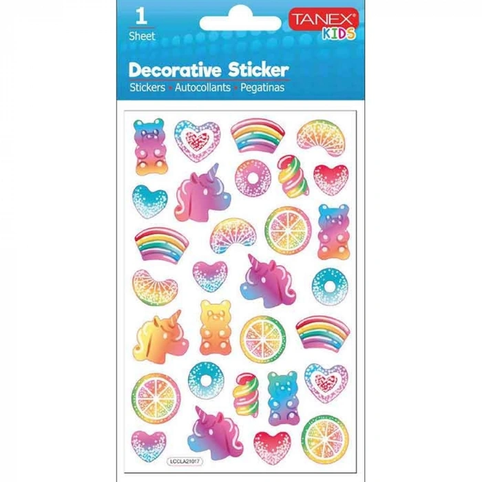 Tanex Unicorn Serisi Etiketi 5 Ad.Tnx-25086