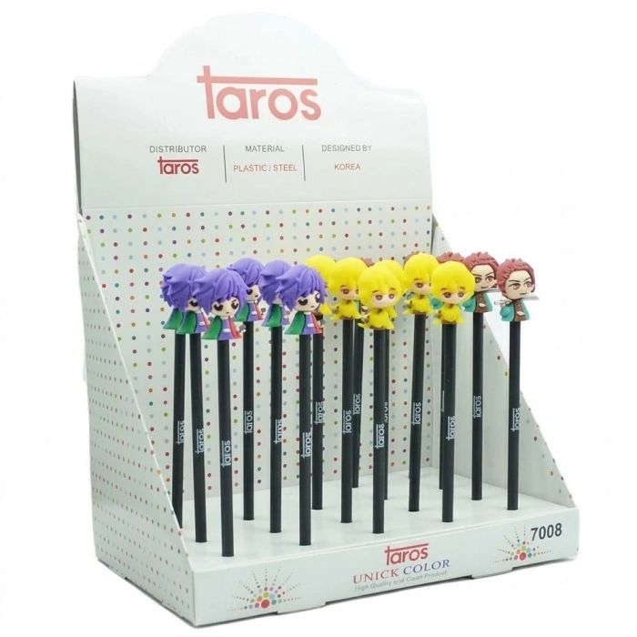 Taros Kurşun Kalem Anime Tepeli 24 Lü 7008