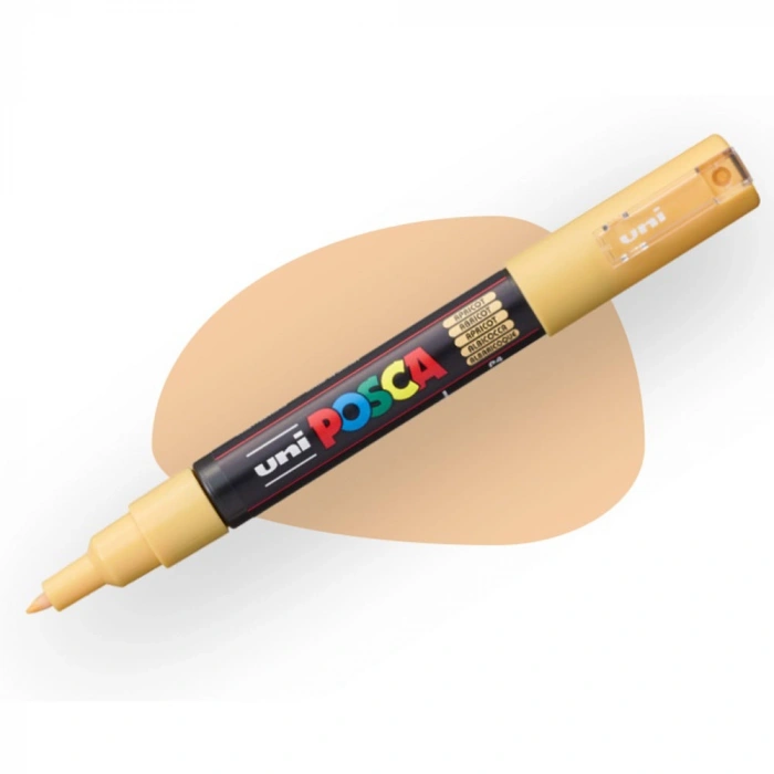 Uni-Ball Posca 0.7 Su Bazlı Boyama Markörü Kayısı N Pc-1M
