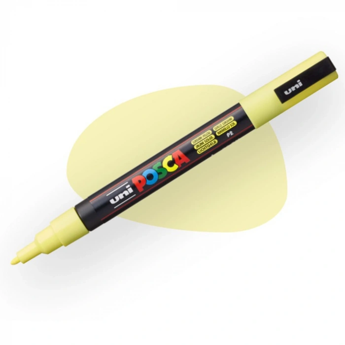 Uni-Ball Posca 0.9-1.3 Su Bazlı Boyama Markörü Güneş Sarısın PC-3M