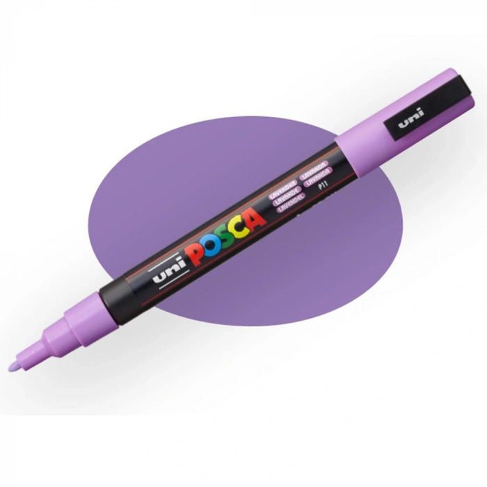 Uni-Ball Posca 0.9-1.3 Su Bazlı Boyama Markörü Lavanta N PC-3M