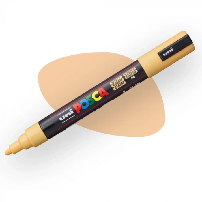 Uni-Ball Posca 1.8-2.5 Su Bazlı Poster Markörü Kayısı N PC-5M
