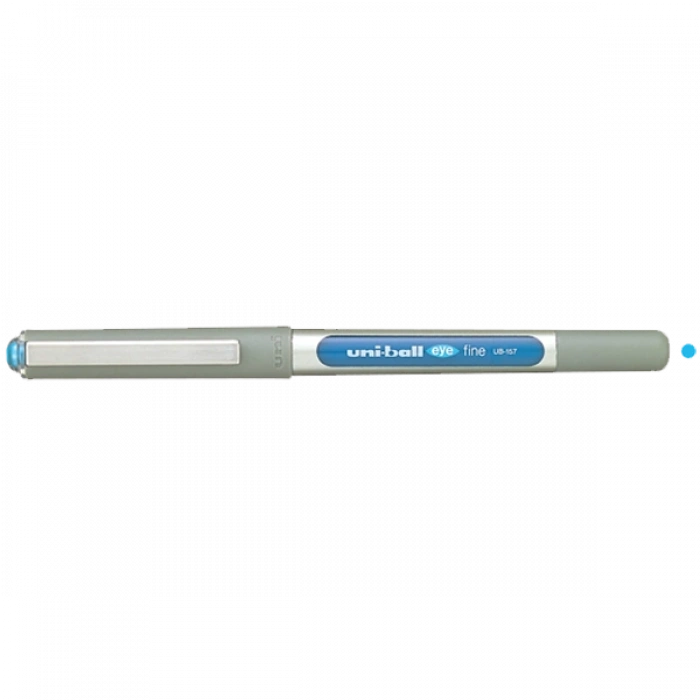 Uni-Ball Roller Kalem Eye Fine Bilye Uç 0.7 MM Açık Mavi UB-157