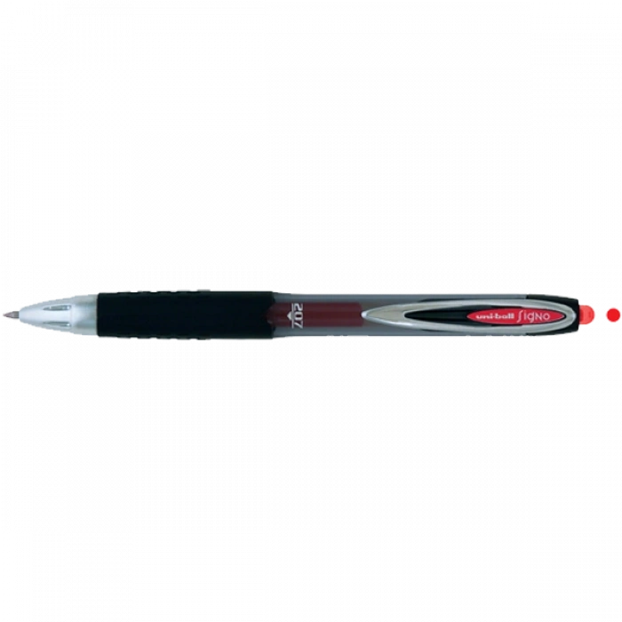Uni-Ball Roller Kalem Signo 207 Jel Bilye Uç Mekanik 0.7 MM Kırmızı UMN-207