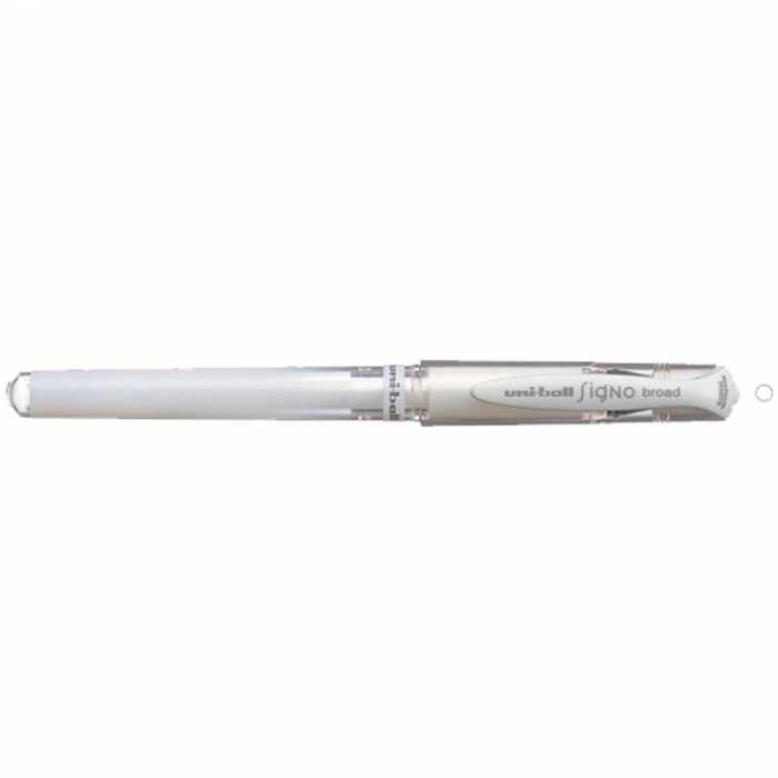 Uni-Ball Roller Kalem Signo Broad Jel Bilye Uç Davetiye 1.0 MM Beyaz UM-153
