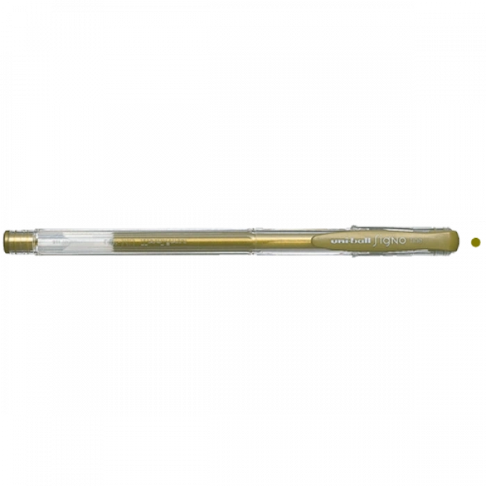 Uni-Ball Roller Kalem Signo Fine Jel Bilye Uç 0.8 MM Altın UM-100