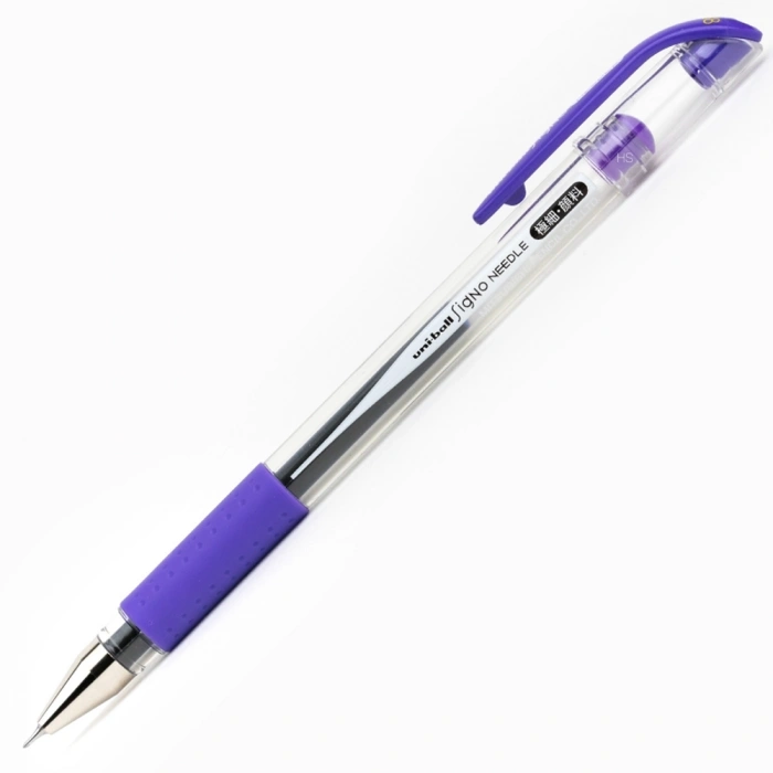 Uni-Ball Roller Kalem Signo Needle İğne Uç 0.38 MM Mor UM-151ND