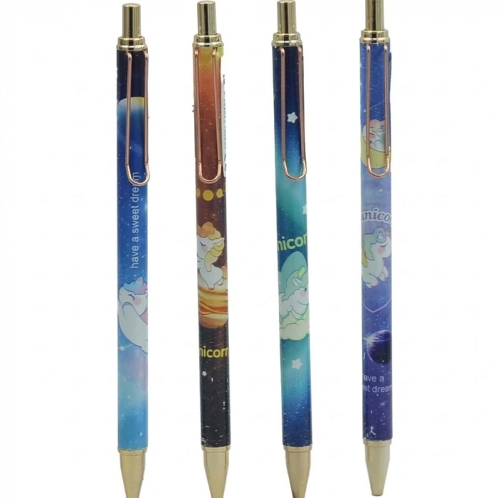 Unick Color Versatil Kalem Space Unicorn Klipsli 7469