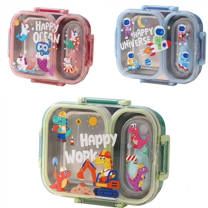 Vagon Life Beslenme Kutusu Paslanmaz Çelik Lunchbox VGN-7163 - KARMA