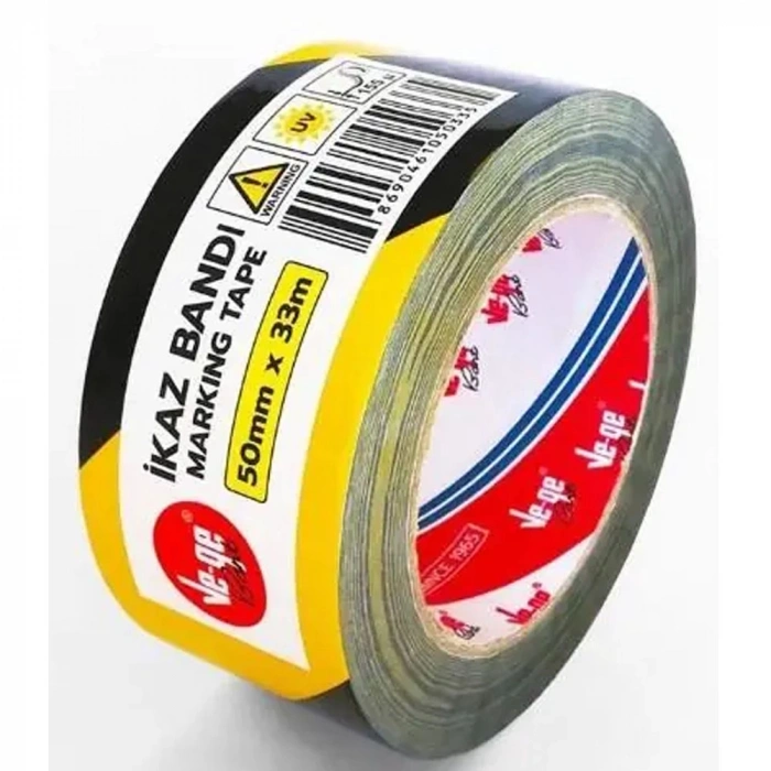 Vege İkaz Bandı 50X33 Tekli Etiket