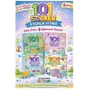 4E 101 Sticker Etknlik Kitabı Taşıtlar-Prenses-Hayvanlar-Tatil