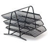 Bafix Evrak Rafı Metal Perforeli 3 Lü Siyah BFX-MER9205S
