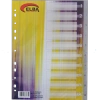 Bafix Seperatör 1-10 Rakamlı Plastik A4