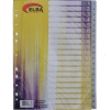 Bafix Seperatör 1-20 Rakamlı Plastik A4