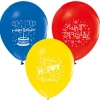 Balonevi Balon 1+1 Happy Birthday Party Baskılı 12 İncPastel 100 Lü