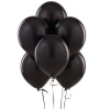 Balonevi Balon 12 İnc Baskılı Metalik Siyah 100 Lü