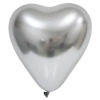 Balonevi Balon 12 Krom Kalp Silver 50 Li