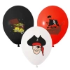 Balonevi Balon 3+0 Korsan Baskılı 12 Pastel 100 Lü