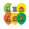 Balonevi Balon 4+1 Safari Baskılı 12 8 Li