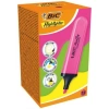 Bic MarKing Flat HighLighter 10 Lu Pembe