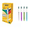 Bic Tükenmez Kalem Shine 4 Colours Gümüş Gövde 12 Lİ 919380