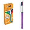 Bic Tükenmez Kalem Shine 4 Colours Mor Gövde 12 Lİ 951351