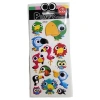 Bu-Bu Stickers Puffy Oynar Gözlü Papağanlar 9X21