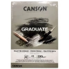 Canson Çizim Bloğu Graduate Mix Media Gri 30 Syf A3 220 GR