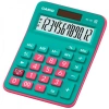 Casio Hesap Makinesi Masaüstü 12 Hane Yeşil+Pembe MX-12B-GNRD