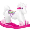 Dolu Oyuncak Unicorn Sallanan Tekerlekli At