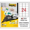 Ekstrafix Laser Etiket 100 YP 64x34 Laser-Copy-Inkjet FİX-5024